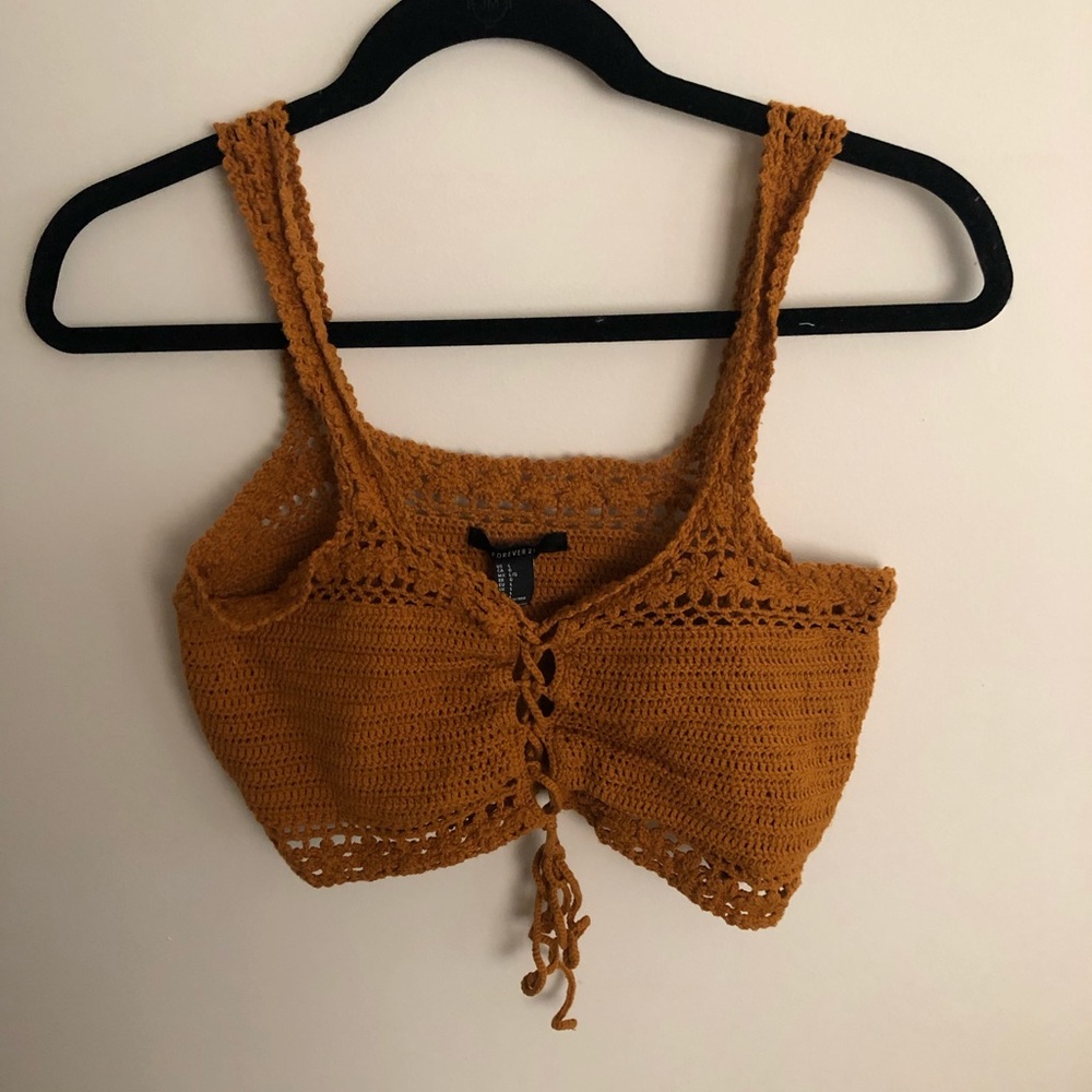 Forever 21 knit crop top.